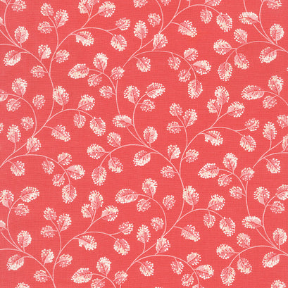 Sweet Sixteen - Cotton Vine Red Yardage