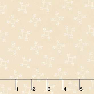 Sweet Sixteen - Pinwheel Cream Yardage