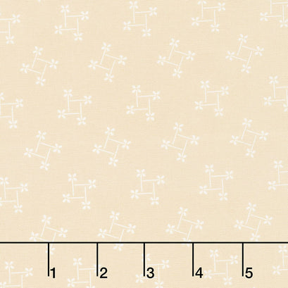Sweet Sixteen - Pinwheel Cream Yardage