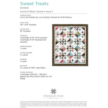 Sweet Treats Pattern by Missouri Star
