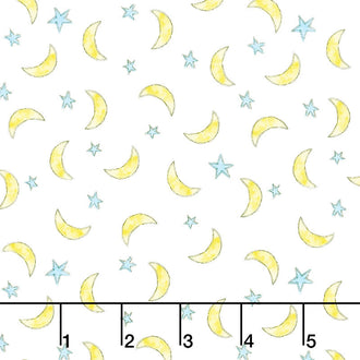 Sweet World - Moon Toss White Yardage