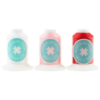 Missouri Star Sweetheart 50 WT Cotton Thread Pack