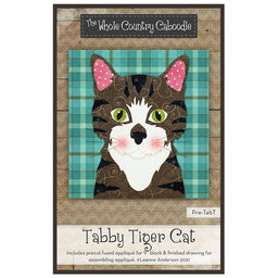 Tabby Tiger Cat Precut Fused Appliqué Pack Primary Image