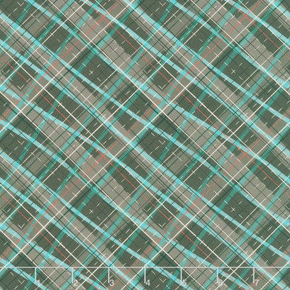 Tahoe Ski Week - Diamond Plaid Black Diamond Yardage