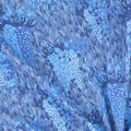Tammie Green - Fox Glove Blue Rayon Yardage Alternative View #1
