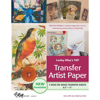 TAP Transfer Artist Paper 5 Sheet Pack by Lesley Riley