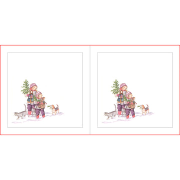 Tasha Tudor Bring the Tree Quilt Labels