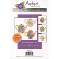 Tea Party Tea Pots Fusible Appliqué Shapes Alternative View #2