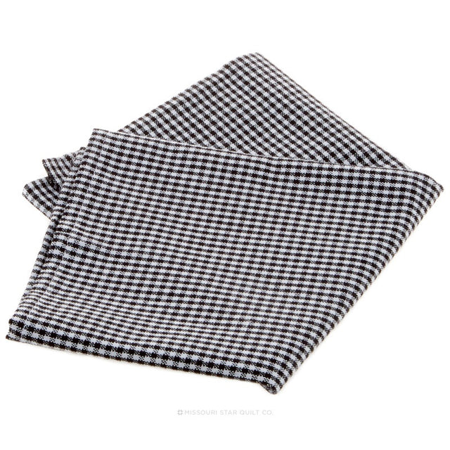 Tea Towel - Black & White Mini Check