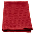 Tea Towel - Cranberry Waffle Weave