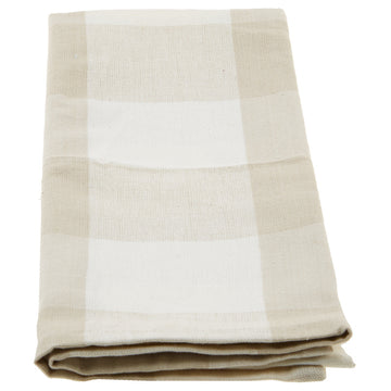 Tea Towel - Farm House Check Natural and Cream