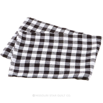 Tea Towel - Gingham Black/White