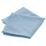 Tea Towel - Mini Check Light Blue on White