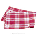Tea Towel - Plaid Hot Pink