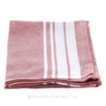 Tea Towel - Stripe Border Red