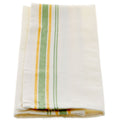 Tea Towel - Vintage 1930's Green Striped Towel