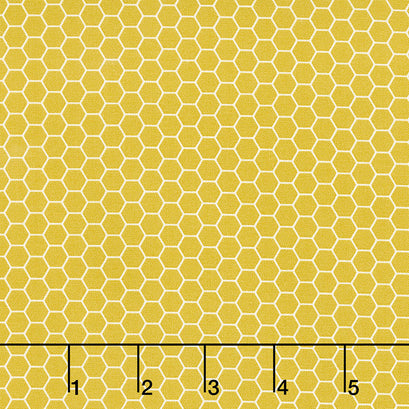 Tea with Bea - Honeycomb Mustard Yardage