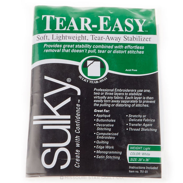 Tear-Easy Stabilizer