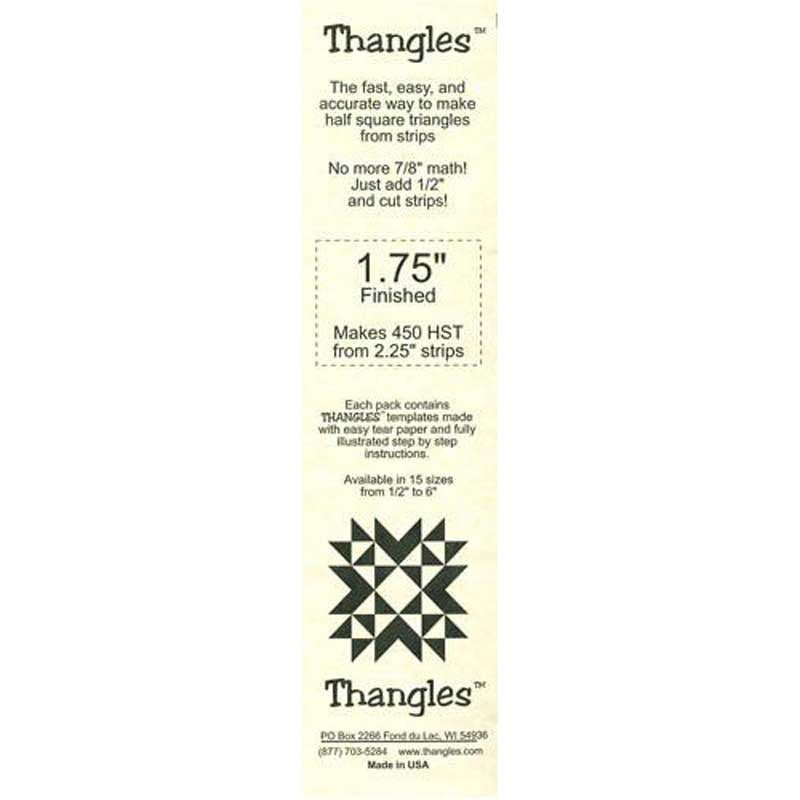 Thangles™ - 1.75" Finished Alternative View #1