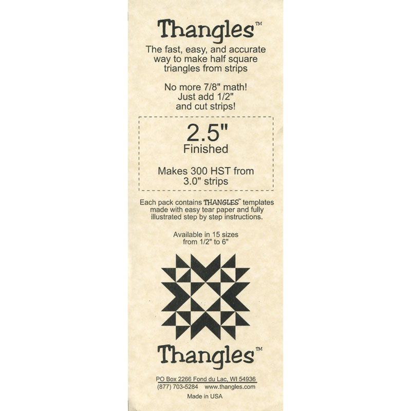 Thangles™ - 2.5" Finished Alternative View #1