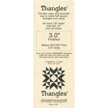 Thangles™ - 3" Finished Alternative View #1