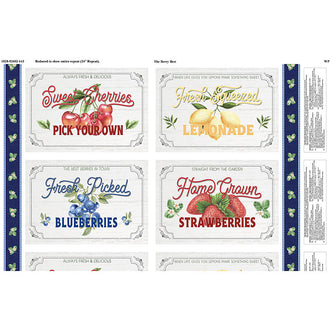 The Berry Best - Craft and Placemat Multi Panel