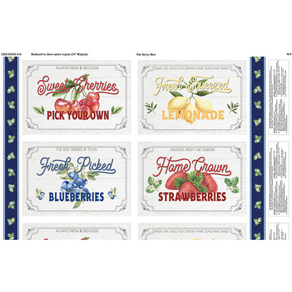 The Berry Best - Craft and Placemat Multi Panel
