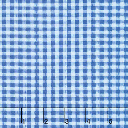 The Berry Best - Gingham Blue Yardage