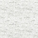 The Christmas Card - Christmas Letter Cream Charcoal Yardage