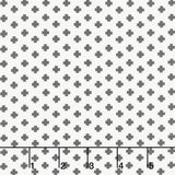 The Christmas Card - Crosses Cream Charcoal Yardage