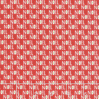 The Christmas Card - Noel Red Yardage