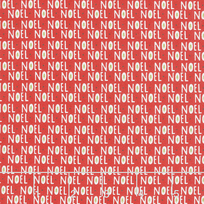 The Christmas Card - Noel Red Yardage