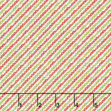 The Christmas Card - Scallops Red Green Yardage Primary Image