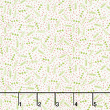 The Christmas Card - Trees Cream Yardage