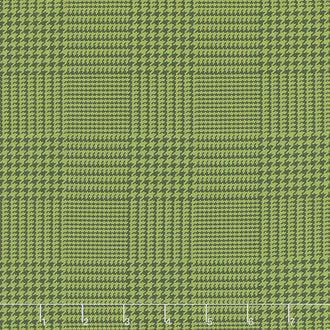 The Christmas Card - Tweed Green Charcoal Yardage