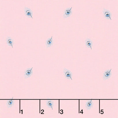 The Emporium Collection - Java Feather Pink Yardage