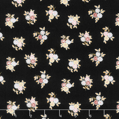 The Emporium Collection - Kyoto Posey Black Yardage