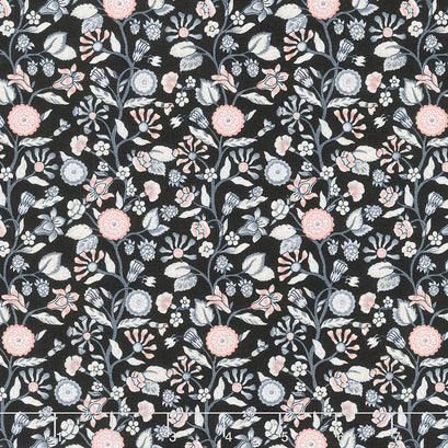 The Emporium Collection - Merchant's Tree Black Yardage