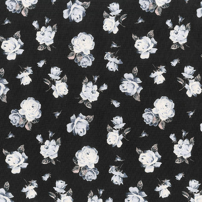 The Emporium Collection - Regent Rose Black Yardage