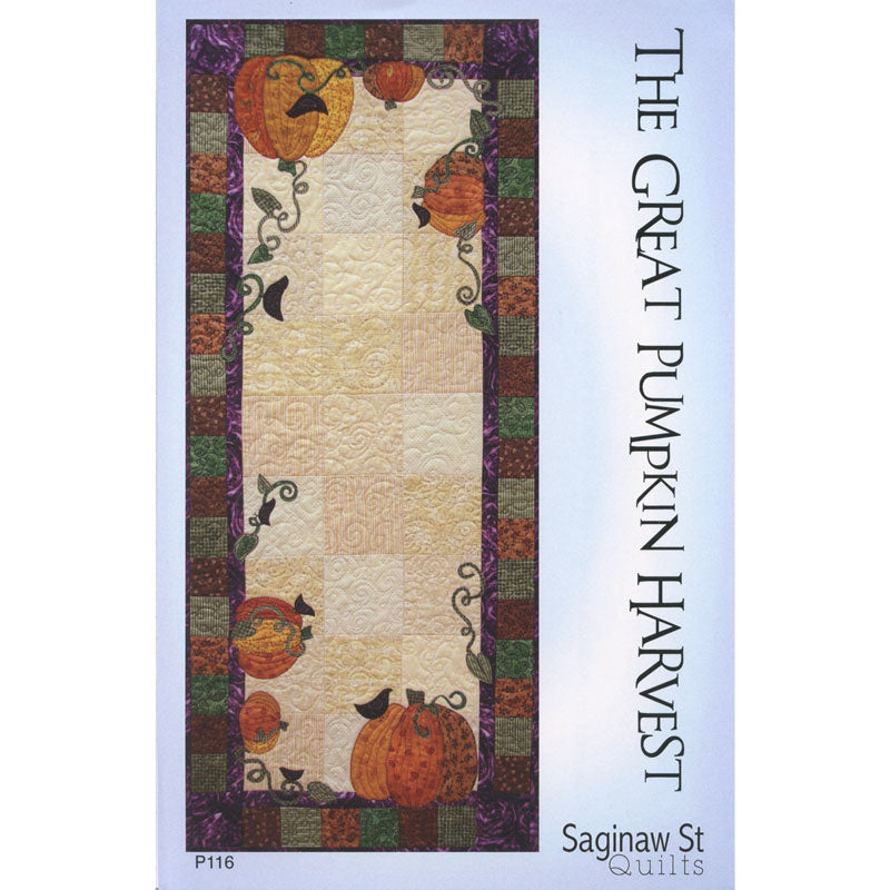 The Great Pumpkin Harvest Table Runner Pattern Primary Image