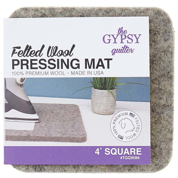 The Gypsy Quilter Felted Wool Pressing Mat - 4" x 4" Alternative View #1