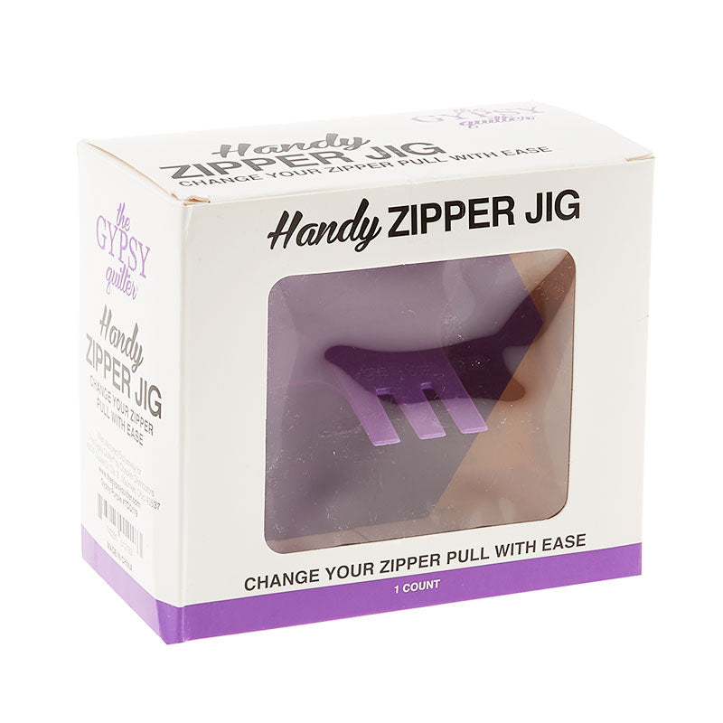 The Gypsy Quilter Zipper Jig Purple