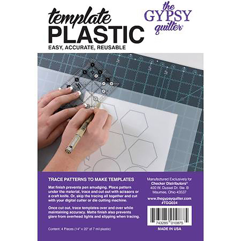The Gyspy Quilter Template Plastic Alternative View #1