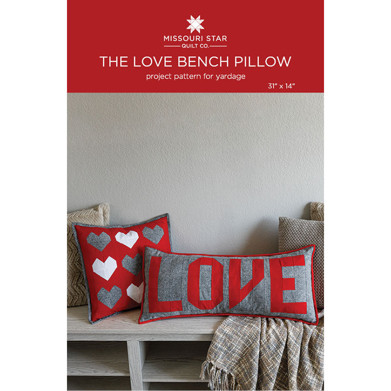 The Love Bench Pillow by Missouri Star