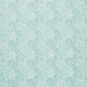 The Original Morris & Co. - Marigold Aqua Yardage