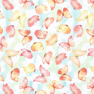The Patricia Collection - Butterflies Soft Multi Yardage