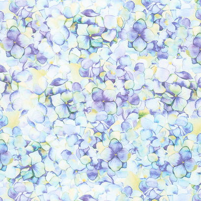 The Patricia Collection - Hydrangea Purple Yardage