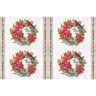 The Scarlet Feather - Cardinal Place Mat Digitally Printed Panel