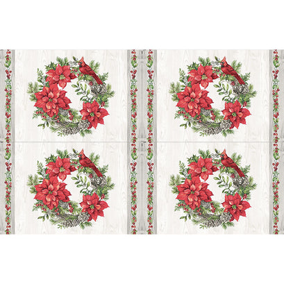 The Scarlet Feather - Cardinal Place Mat Digitally Printed Panel