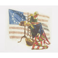 The Stars and Stripes are Born Digitally Printed Panel